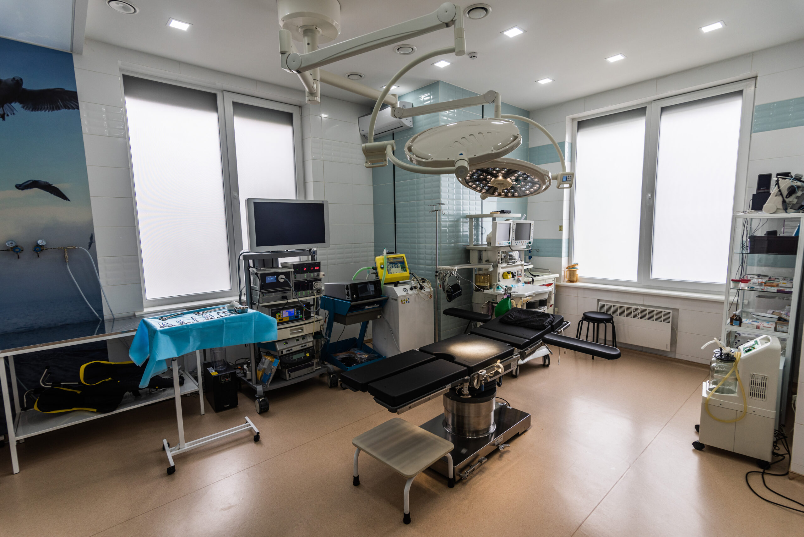 Surgical equipment, tools for surgery and special lighting